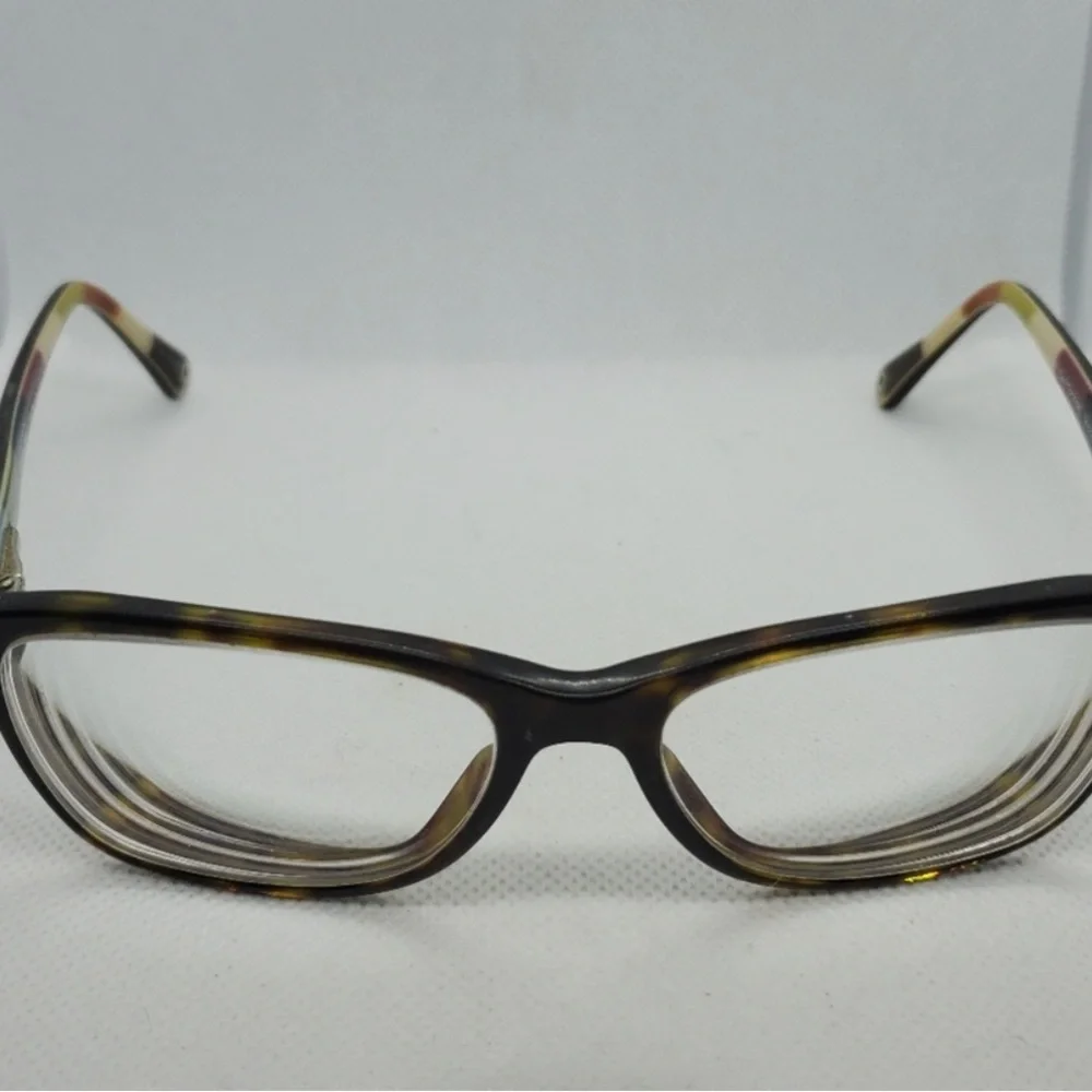 Coach Julayne Dark Tortoise Prescription Glasses Frames, Case, & Cleaning Cloth